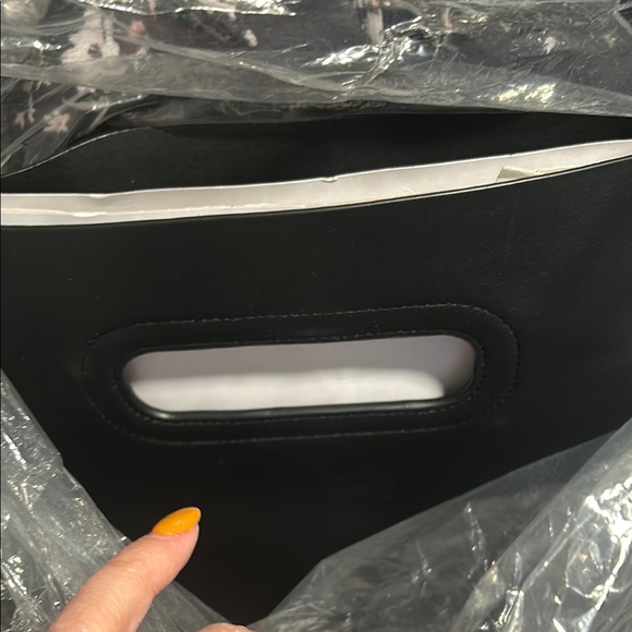 All Saints Captain Leather Flat Hobo Bag - Picture 9 of 11